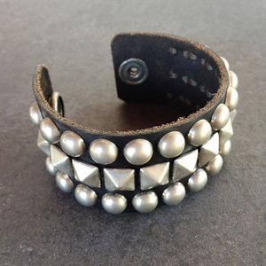Vintage Jewelry - Retro/Rockabilly Studded Cuff Bracelets Vintage Jewelry - Retro/Rockabilly Studded Cuff Bracelets